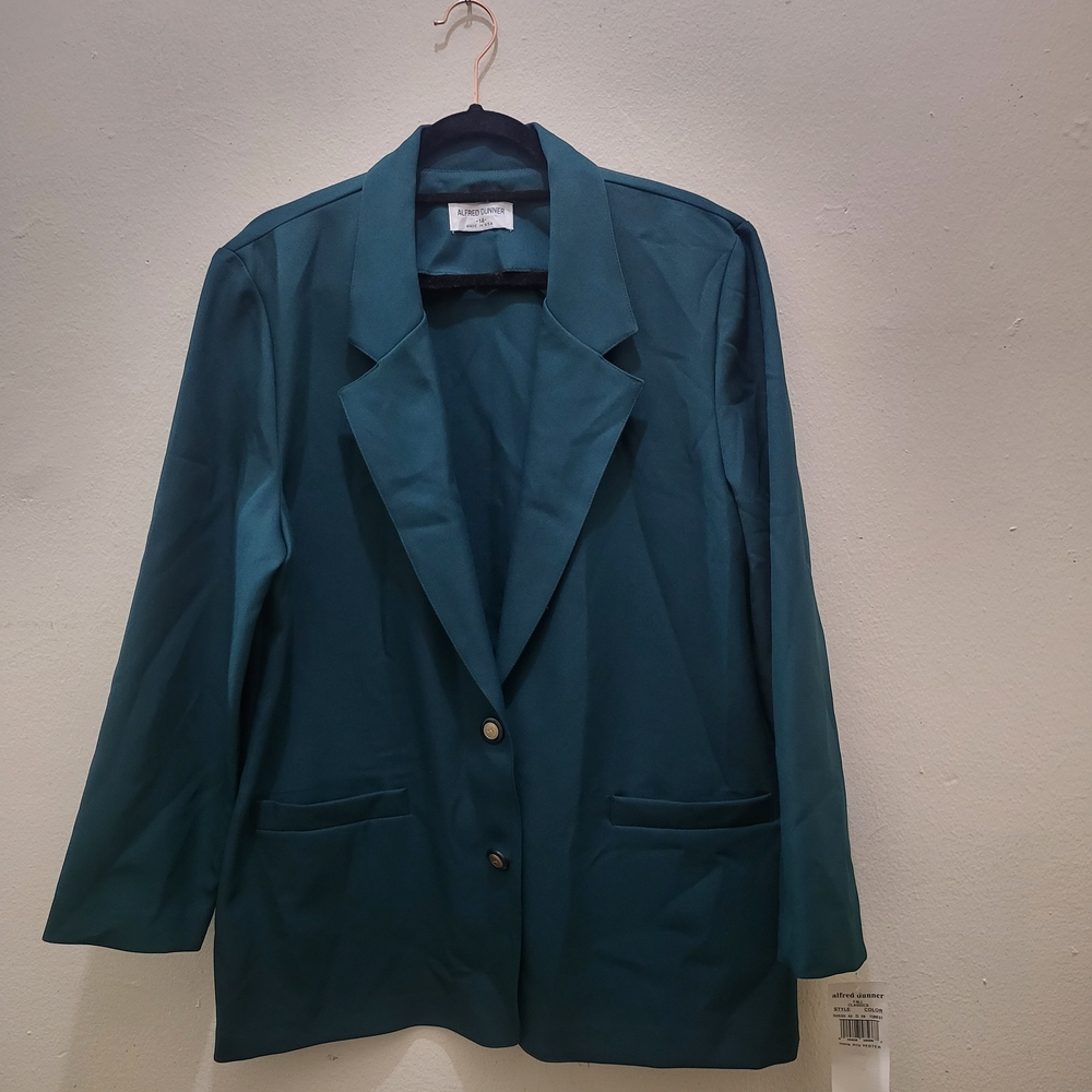 Alfred Dunner Deep Teal Blazer